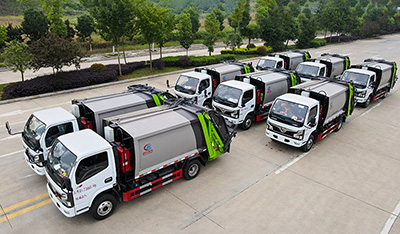 2025.4.3东风压缩垃圾车批量发车