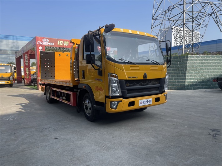 重汽豪沃悍将潍柴155蓝牌重载清障车