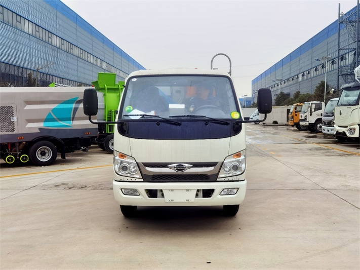 福田6方蓝牌压缩垃圾车