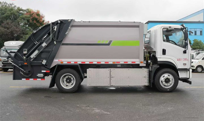 陕汽10方电动压缩垃圾车