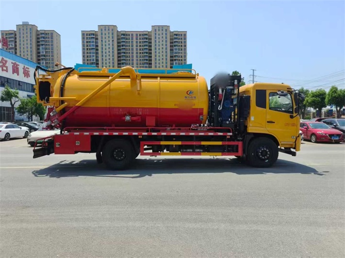 天锦副发15方清洗吸污车