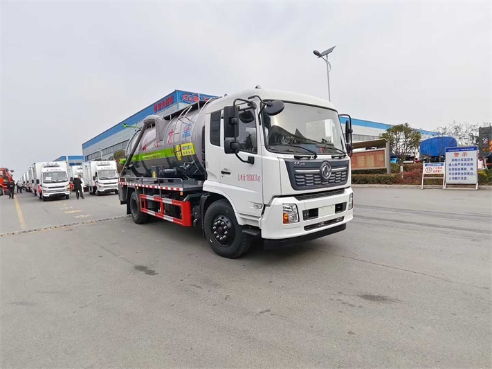 天锦15方清洗吸污车